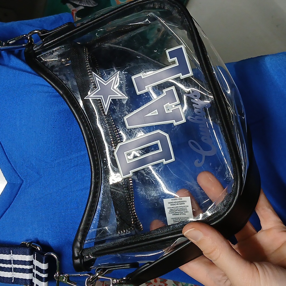 Wear by Erin Andrews Clear Dallas Cowboys Bag - Picture 9 of 14